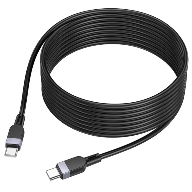 Кабель Hoco X109 USB-C to USB-C 3A 60W 3m Black (6942007636377)