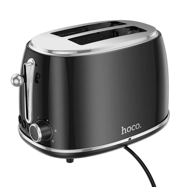 Тостер Hoco HE50 Retro 850W Black (6942007638272)