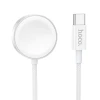 Бездротова зарядка Hoco CW59 2.5W USB-C для Apple Watch/Samsung Watch White (6942007638517)