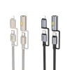 Кабель USB-C / Lightning до USB-C Hoco U138 PD 3A 60W 1,2 м з автомобільним прикурювачем Black (6942007638982)