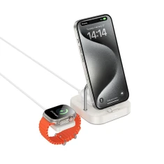 Бездротова зарядка Hoco CQ16A для Apple Watch White (6942007639873)