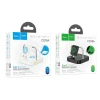 Беспроводная зарядка Hoco CQ16A для Apple Watch White (6942007639873)