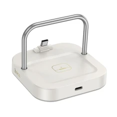 Бездротова зарядка Hoco CQ16B White (6942007639897)