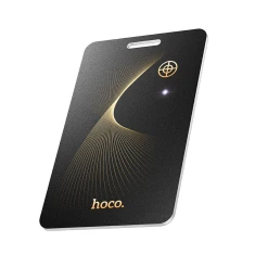 Локалізатор сумісний з Apple Find My Hoco у формі картки E92 Black (6942007640107)
