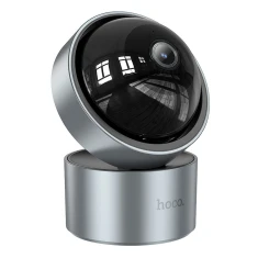Камера внутренняя Hoco регулируемая в двух плоскостях 3MP Full HD D5 Silver (6942007640121)