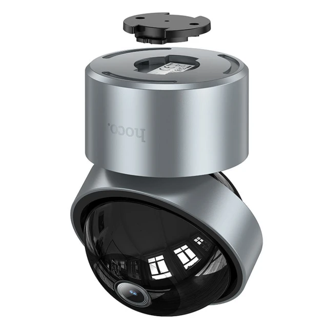 Камера внутрішня Hoco регульована у двох площинах 3MP Full HD D5 Silver (6942007640121)