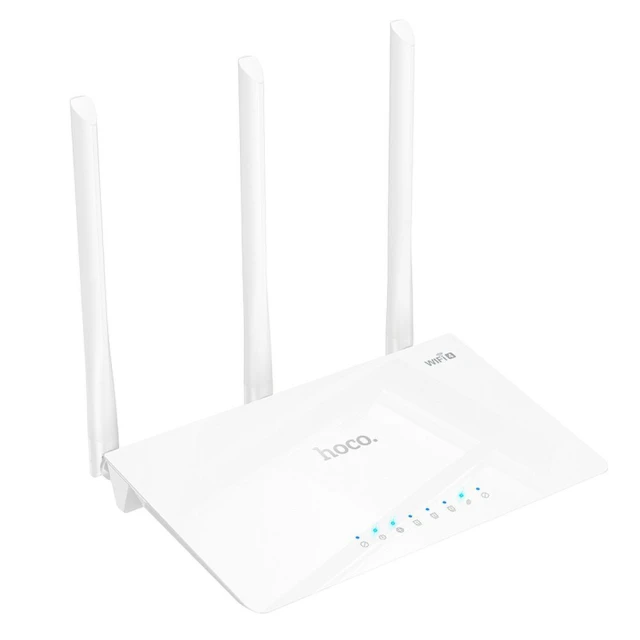 Роутер бездротовий Hoco WiFi4 HI30 White (6942007640688)