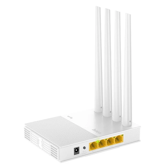 Роутер бездротовий Hoco WiFi5 HI31 White (6942007640718)