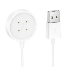 Кабель для зарядки смарт-годинника Hoco Y24 0,6 м White (6942007641029)