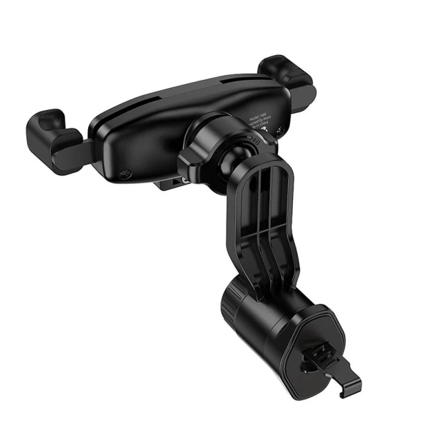 Автотримач Hoco H66 гравітаційний у дефлектор Black (6942007641197)