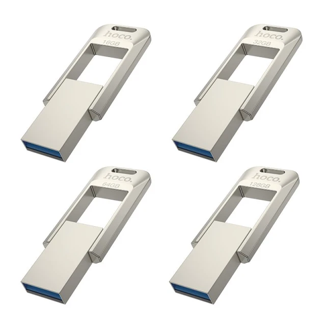 USB-флешка Hoco UD16 16GB USB 3.0 Silver (6942007641609)