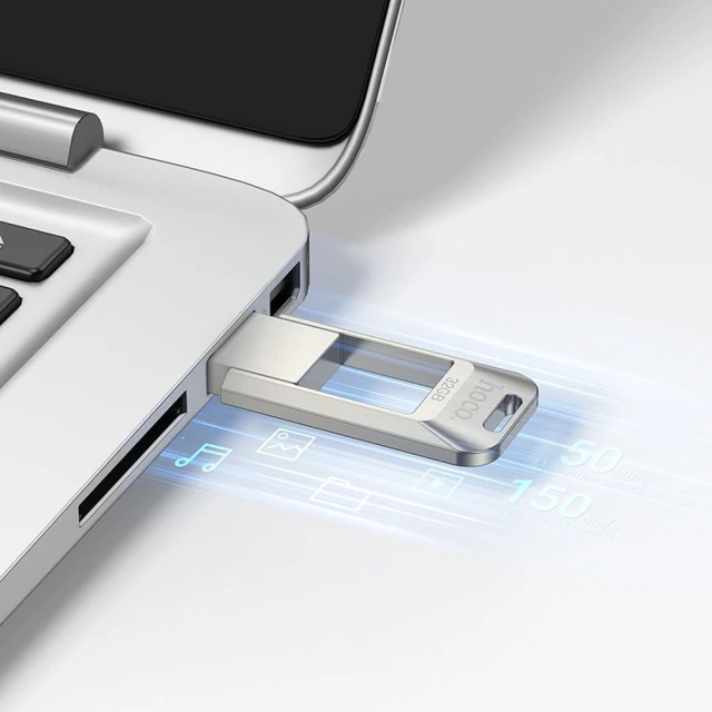 Флешка Hoco UD16 32GB USB 3.0 USB A Silver (6942007641616)