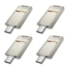 Флешка Hoco UD17 16GB USB 3.0 USB C Silver (6942007641654)
