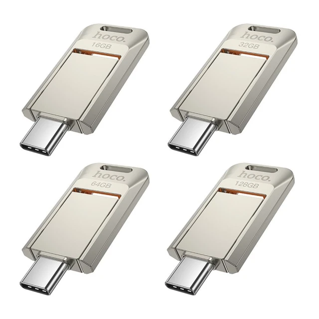 USB-флешка Hoco UD17 64GB USB 3.0 USB-C Silver (6942007641678)