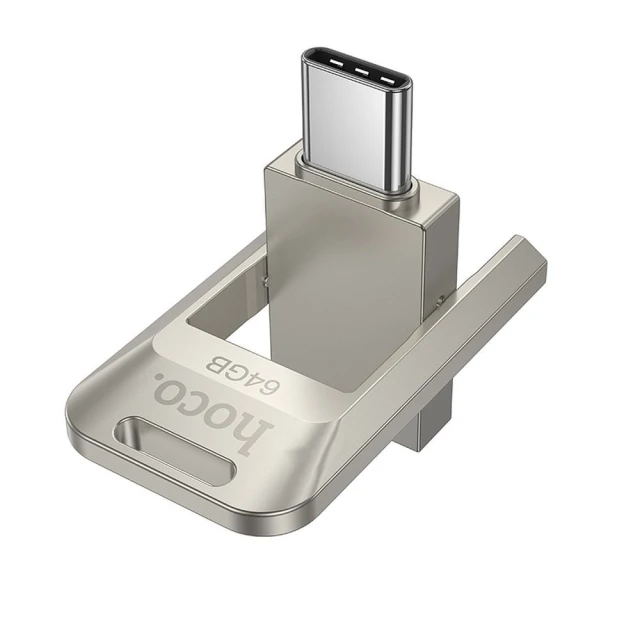 USB-флешка Hoco UD17 64GB USB 3.0 USB-C Silver (6942007641678)