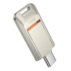 Флешка Hoco UD17 128GB USB 3.0 USB C Silver (6942007641685)