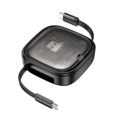 Кабель Hoco U140 All-in-one PD 3A 60W 0.95 m зі змінними наконечниками Black (6942007642064)