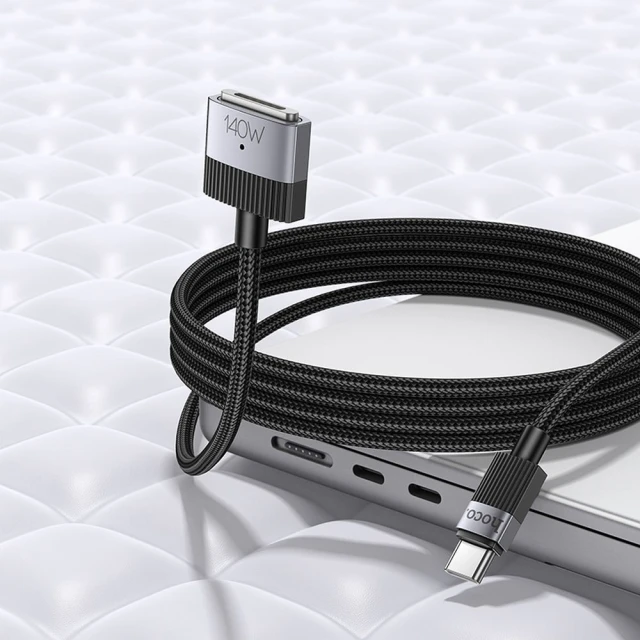 Кабель Hoco U141 USB-C to MagSafe 3 5A 140W 1.8m Black (6942007642088)