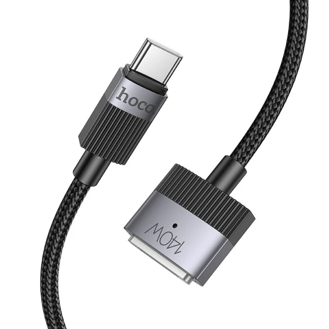 Кабель Hoco U141 USB-C to MagSafe 3 5A 140W 1.8m Black (6942007642088)