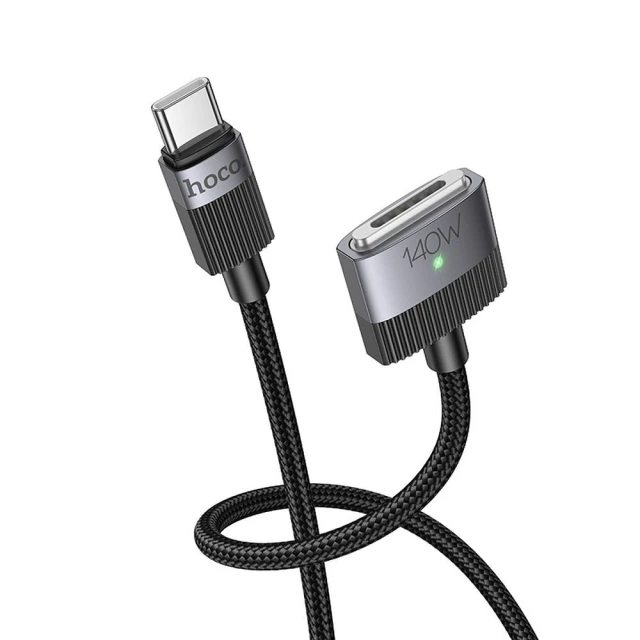 Кабель Hoco U141 USB-C to MagSafe 3 5A 140W 1.8m Black (6942007642088)
