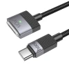 Кабель Hoco U141 USB-C to MagSafe 3 5A 140W 1.8m Black (6942007642088)