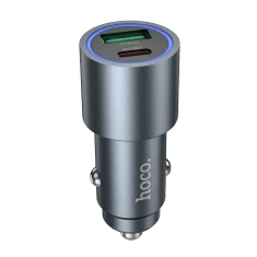 Автомобільний зарядний пристрій Hoco Z60 USB A + USB C QC3.0 PD 48W Black (6942007642095)