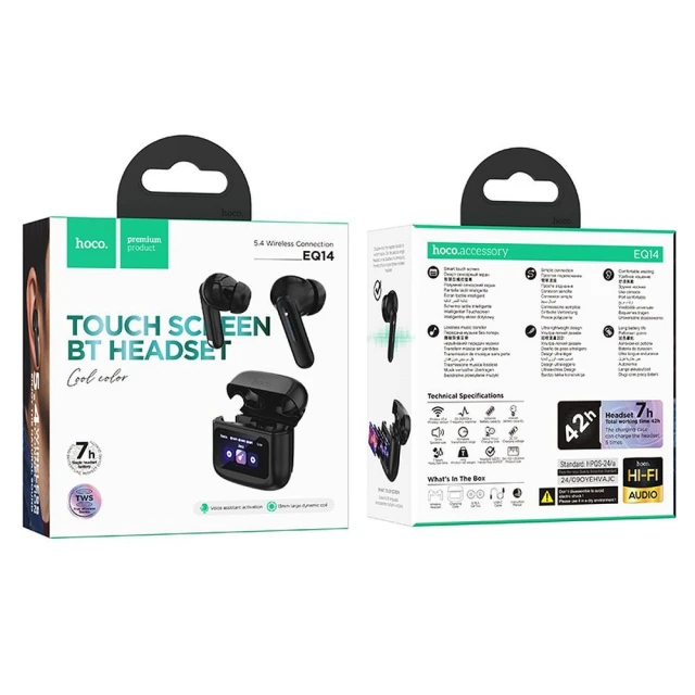 Бездротові навушники Hoco TWS EQ14 Black (6942007644105)