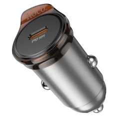 Автозарядка Hoco NZ16 USB-C QC PD 30W Grey (6942007644716)