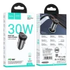 Автозарядка Hoco NZ16 USB-C QC PD 30W Grey (6942007644716)
