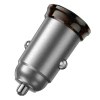 Автомобільний зарядний пристрій Hoco NZ16A USB A + USB C QC3.0 PD 43W Grey (6942007644747)