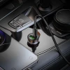 Автомобільний зарядний пристрій Hoco NZ16A USB A + USB C QC3.0 PD 3A 43W + кабель USB C to Lightning Grey (6942007644754)
