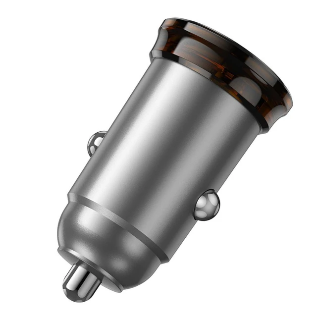 Автомобільний зарядний пристрій Hoco NZ16B 2 x USB C QC PD 45W Grey (6942007644778)