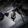 Автозарядка Hoco NZ16B 2x USB-C QC PD 45W + кабель USB-C to Lightning Grey (6942007644785)