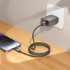 Кабель Hoco X112 USB A до Lightning 2.4A з дисплеєм 1 м Black (6942007645553)