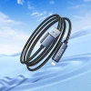 Кабель Hoco X112 USB A до Lightning 2.4A з дисплеєм 1 м Black (6942007645553)