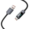 Кабель Hoco X112 USB-A to USB-C 5A з дисплеєм 1м Black (6942007645560)