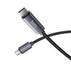 Кабель Hoco X112 USB C - USB C 3A 60W з дисплеєм 1 м Black (6942007645577)