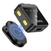 Мікрофон петличний бездротовий Hoco L17 Lightning / USB C Black (2 pack) (6942007645997)