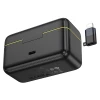 Мікрофон петличний бездротовий Hoco L17 Lightning / USB C Black (2 pack) (6942007645997)
