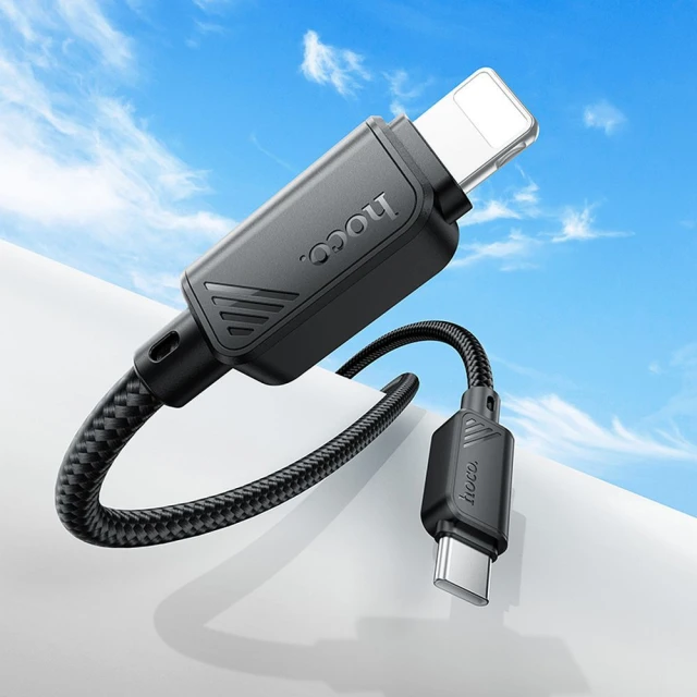 Кабель HOCO USB C to Lightning X113 PD 27W 1 м Black (6942007646086)