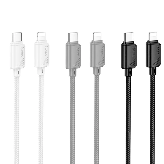 Кабель Hoco X113 USB-C to Lightning PD 27W 1m White (6942007646093)