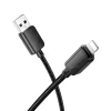 Кабель Hoco X113 USB-A to Lightning 2.4A 1m Black (6942007646116)