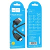 Кабель Hoco X113 USB-A to Micro USB 2.4A 1m Black (6942007646147)