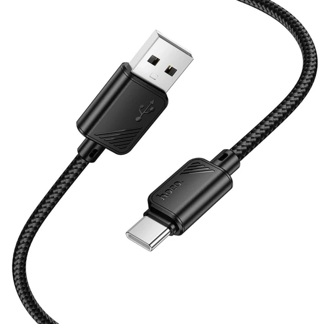 Кабель Hoco X113 USB-A to USB-C 3A 1m Black (6942007646178)