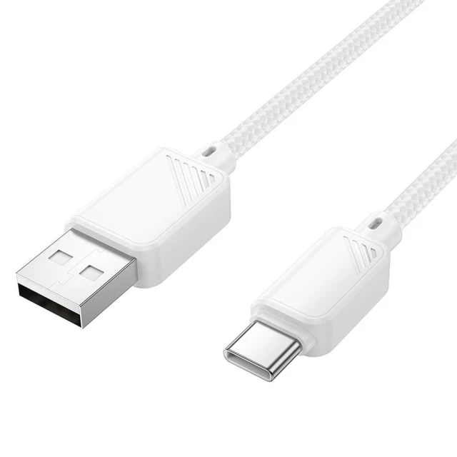Кабель Hoco X113 USB-A to USB-C 3A 1m White (6942007646185)