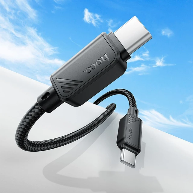 Кабель Hoco X113 USB-C to USB-C 3A 60W 1m Black (6942007646208)