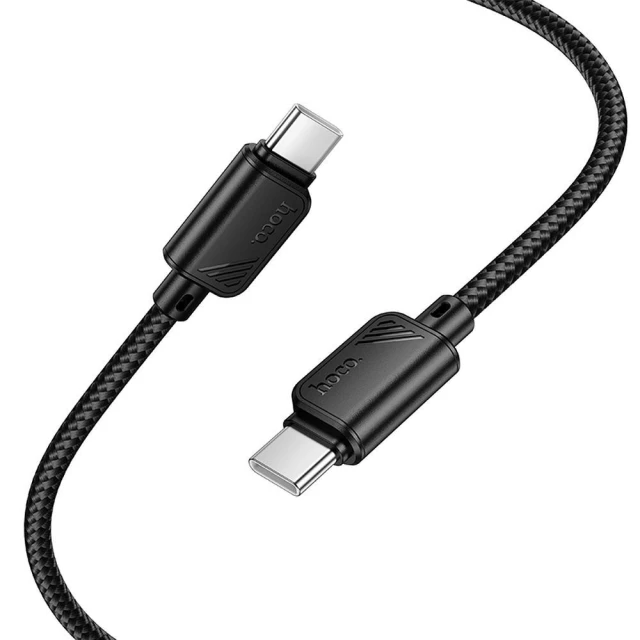 Кабель Hoco X113 USB-C to USB-C 3A 60W 1m Black (6942007646208)