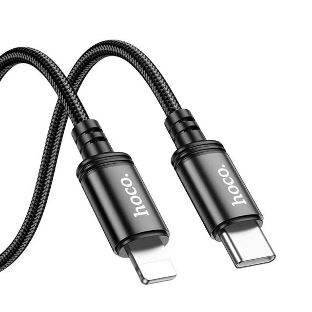 Кабель Hoco X89 USB C до Lightning PD 27W 2 м Black (6942007646444)