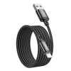 Кабель Hoco X89 USB-A to Lightning 2.4A 2m Black (6942007646451)