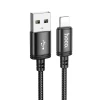 Кабель Hoco X89 USB-A to Lightning 2.4A 2m Black (6942007646451)